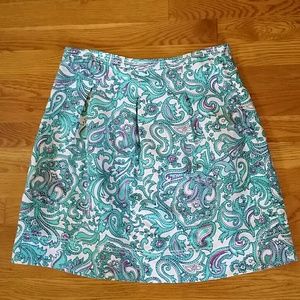 LOFT Paisley Skirt